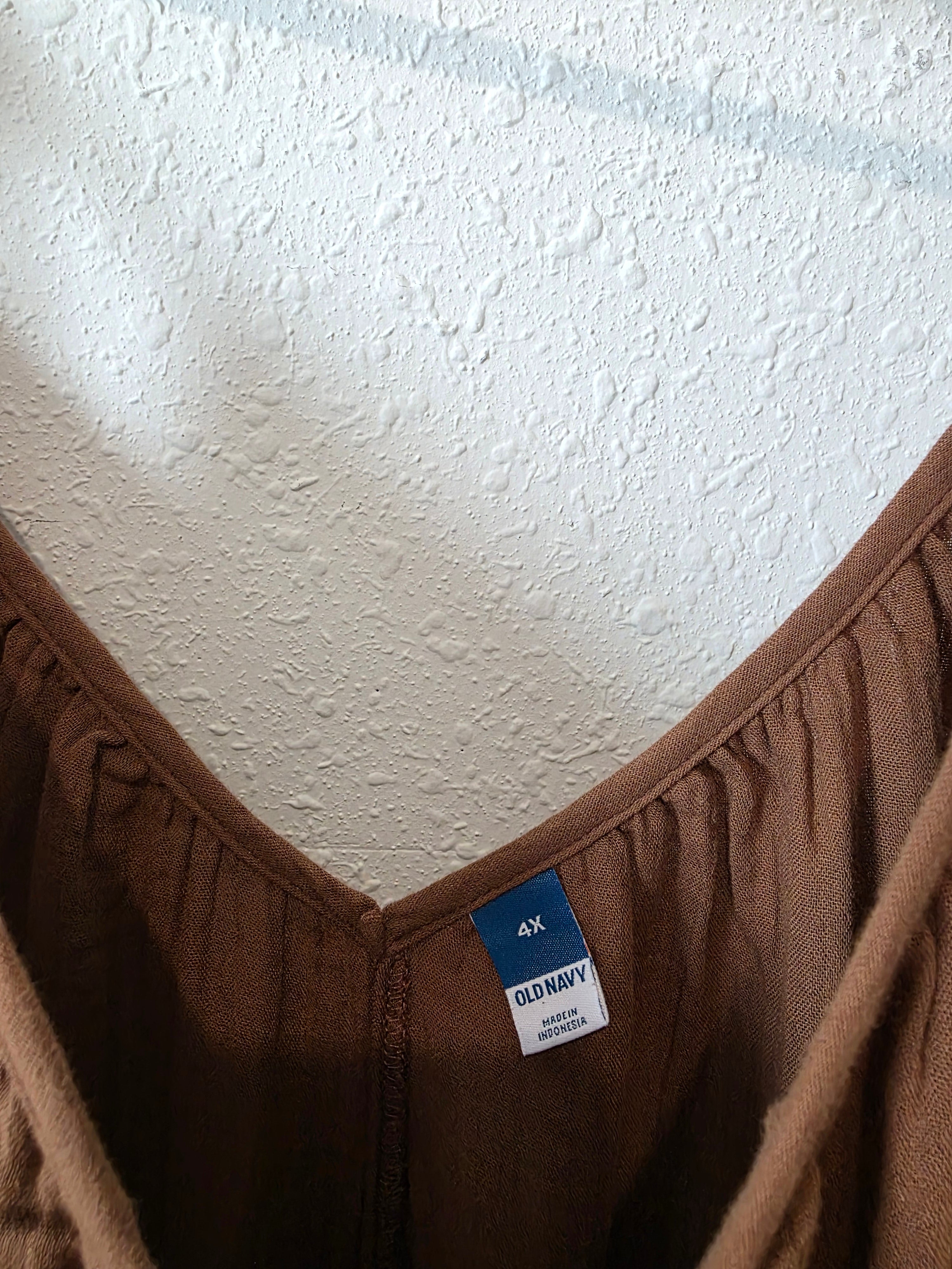 NEW Gauze Wide Leg Jumpsuit (4X)