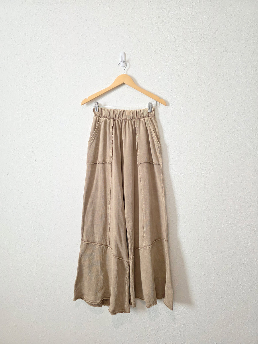 Neutral Wide Leg Pants (S)