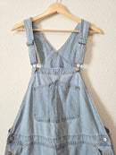 Light Wash Denim Shortalls (XL)