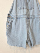 Light Wash Denim Shortalls (XL)