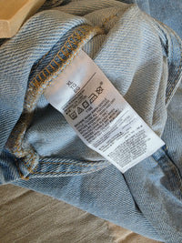 Light Wash Denim Shortalls (XL)