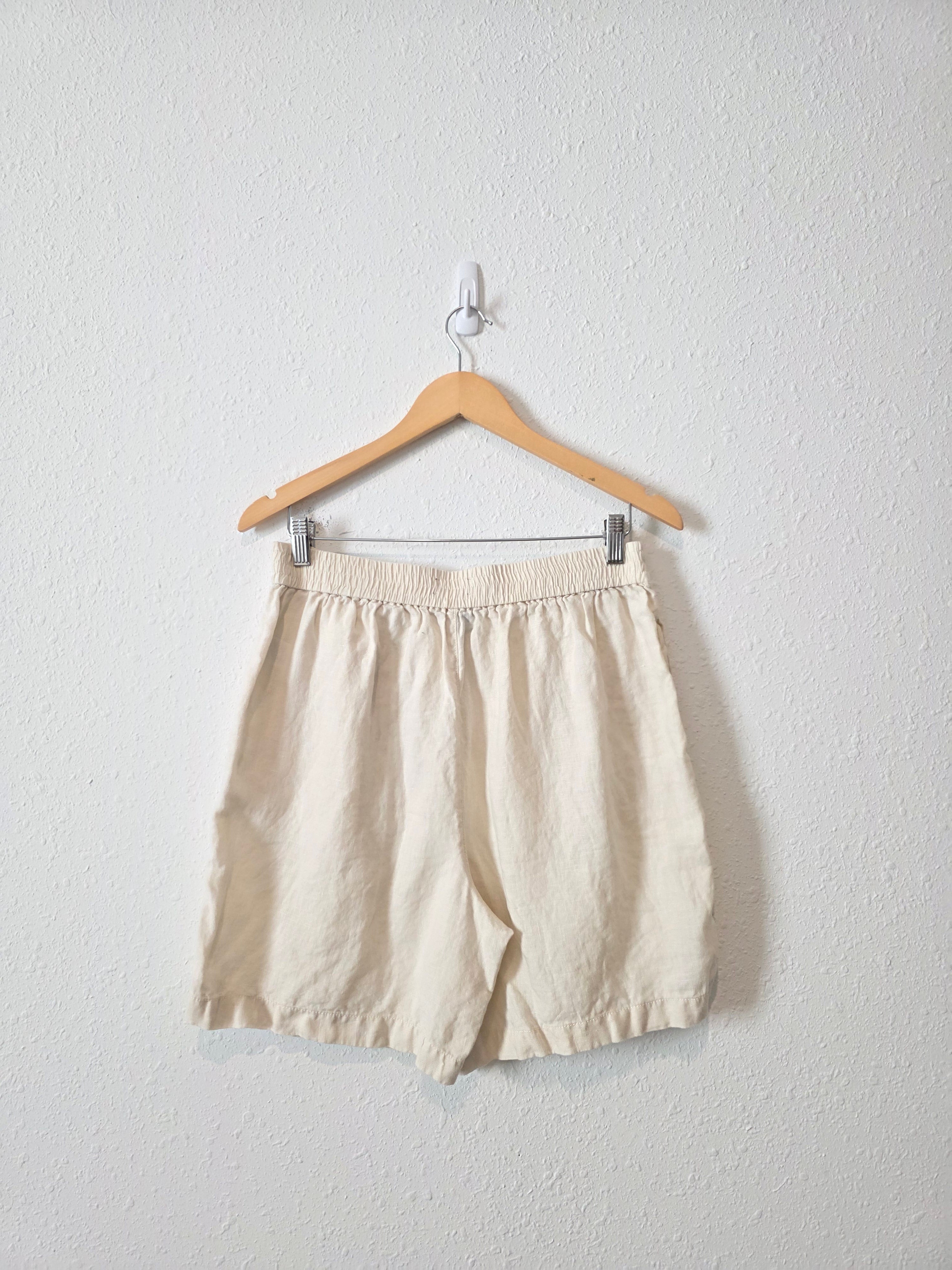 Relaxed Linen Shorts (L)