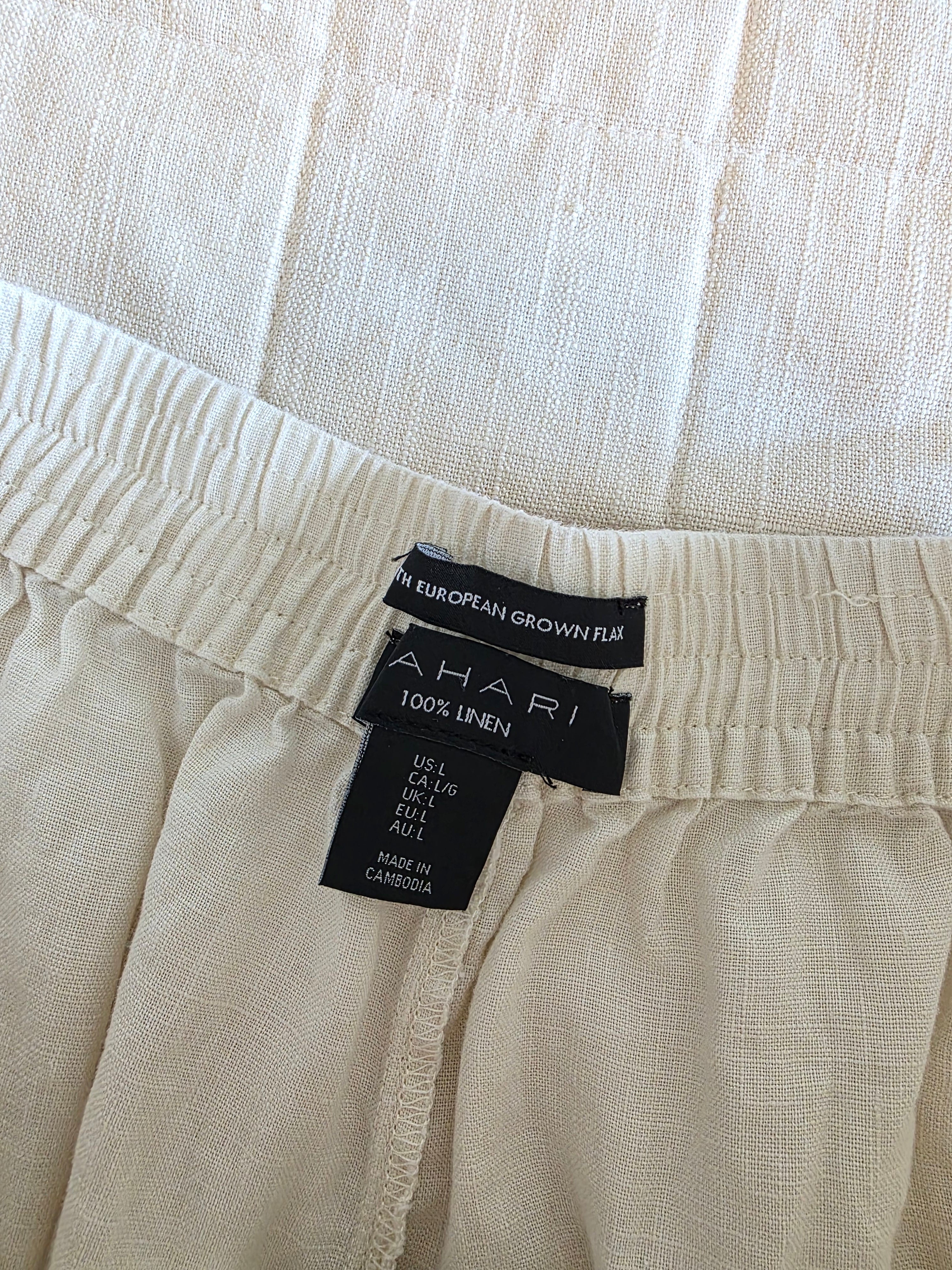 Relaxed Linen Shorts (L)