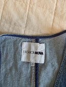 Cropped Denim Vest (M)