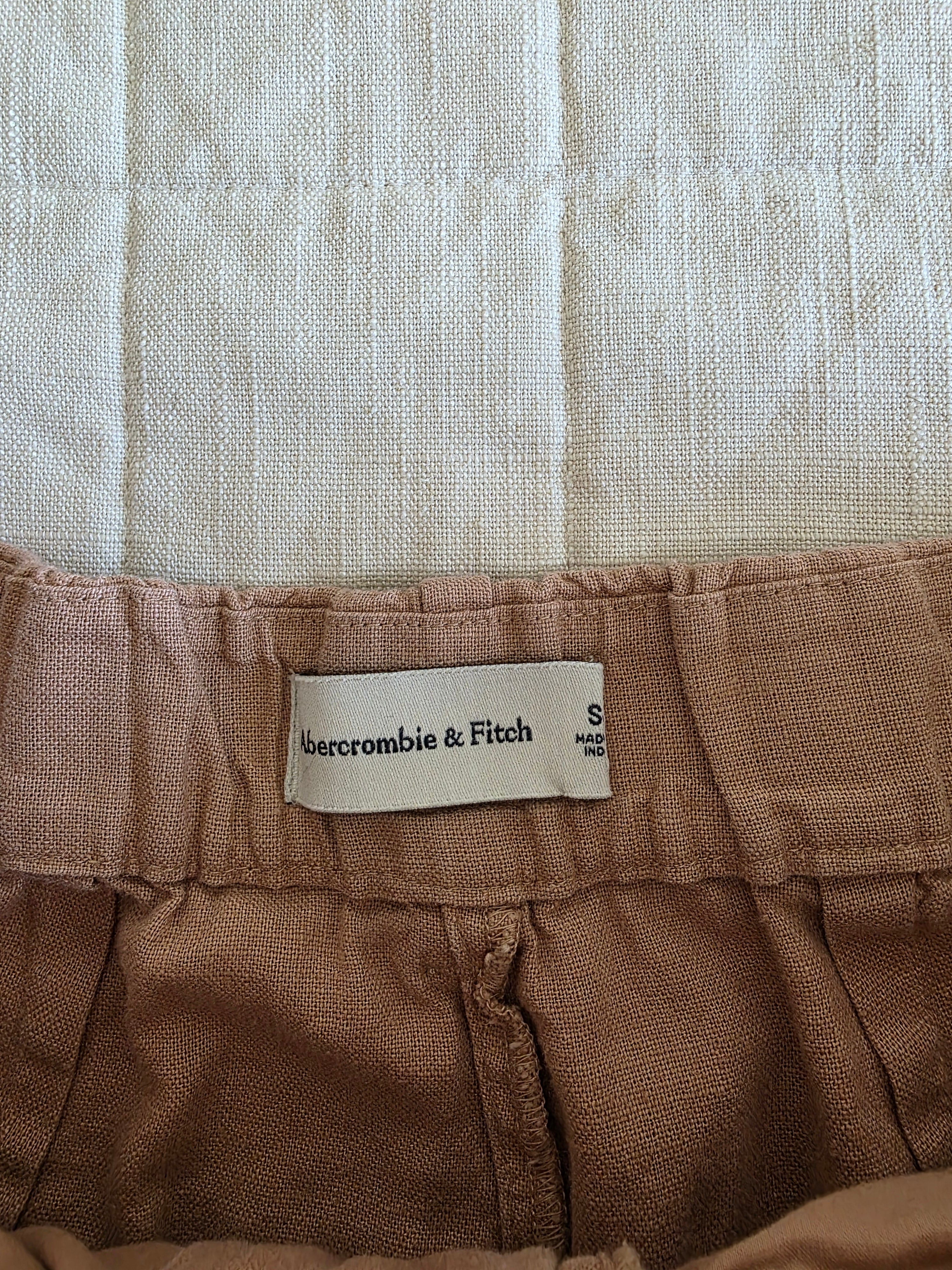 Abercrombie Wide Leg Linen Pants (ST)