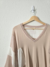 POL Neutral Oversized Top (L)