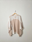 POL Neutral Oversized Top (L)