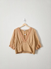 NEW Dainty Floral Lace Top (XL)