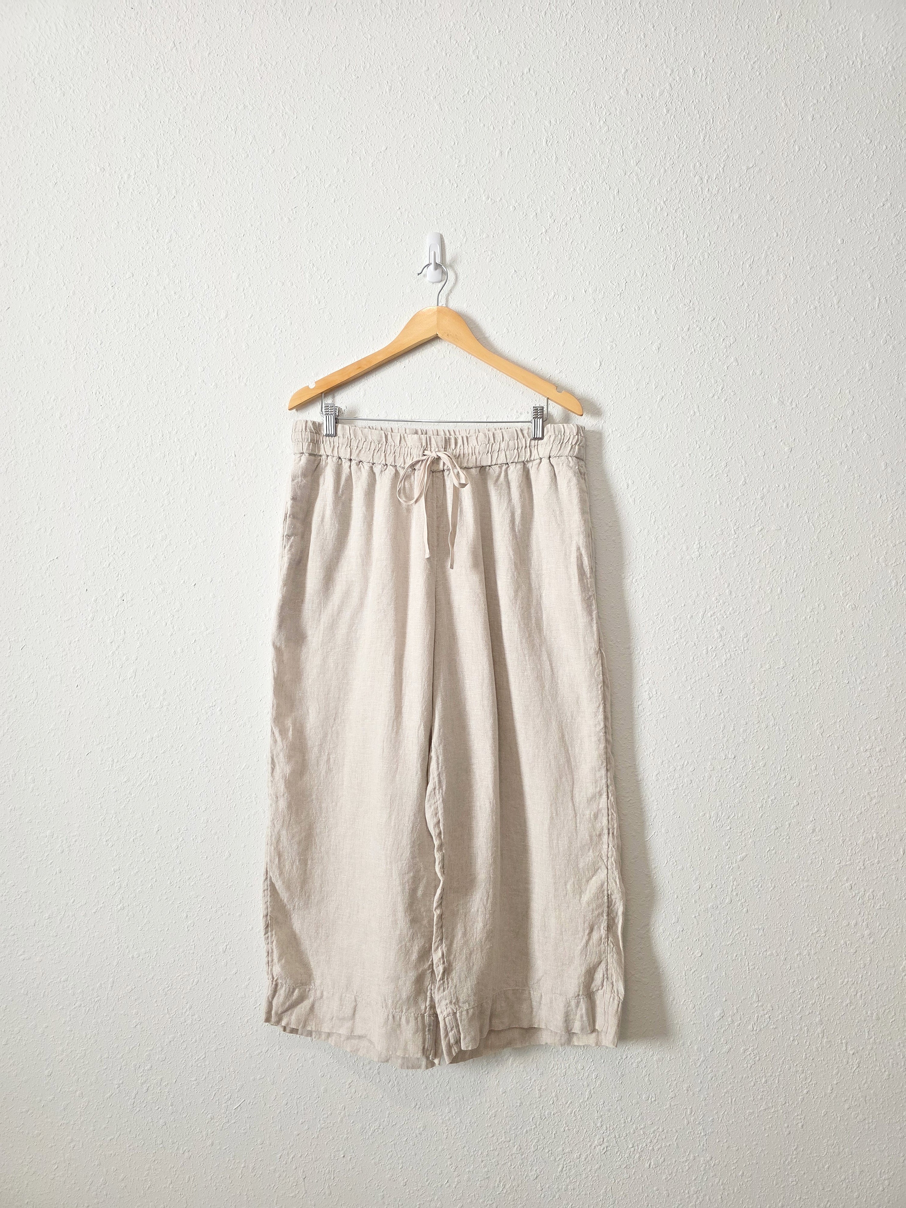 J.Crew Linen Wide Leg Pants (L)