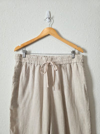 J.Crew Linen Wide Leg Pants (L)