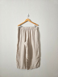 J.Crew Linen Wide Leg Pants (L)