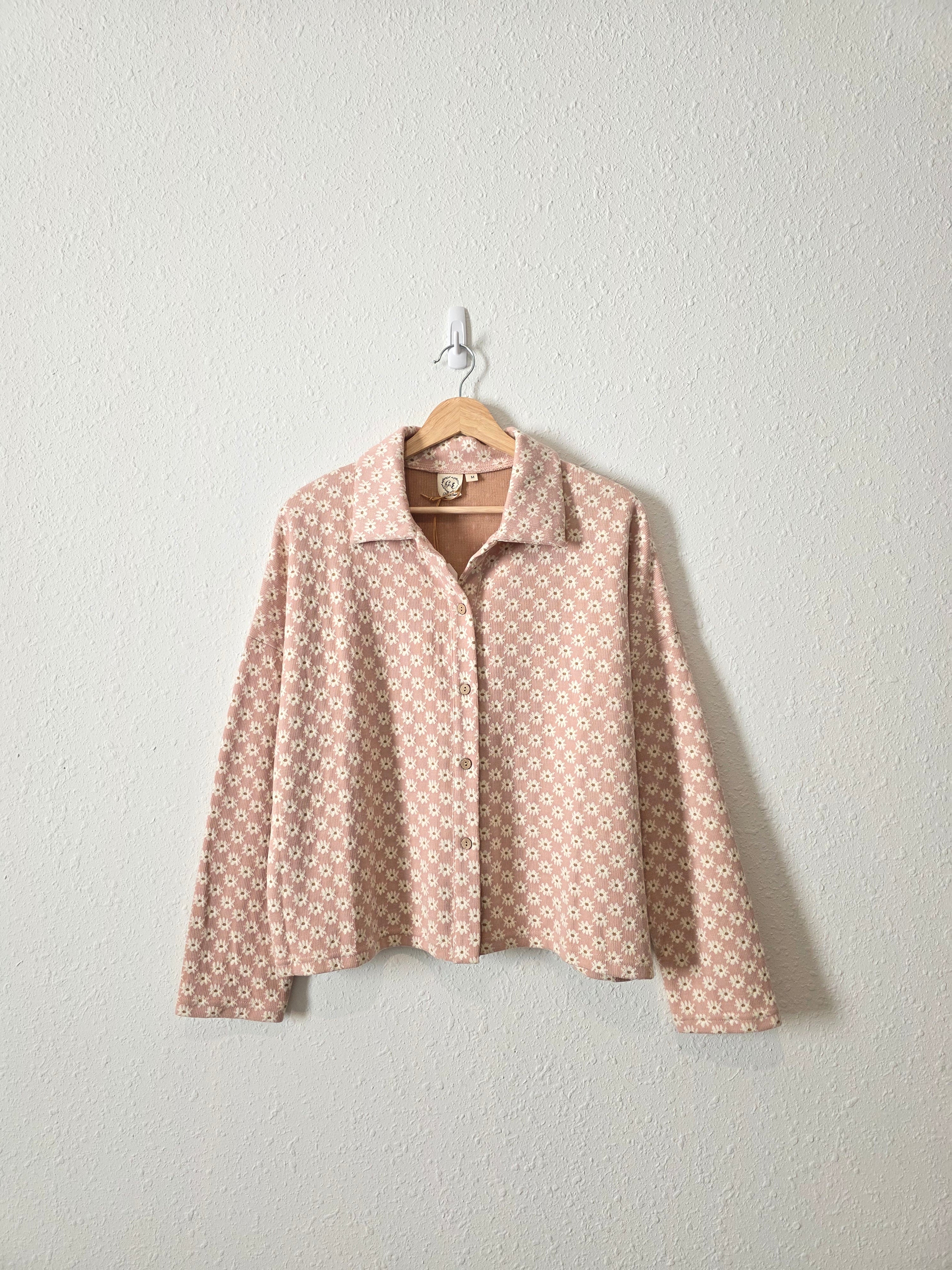 NEW Floral Button Up (M)