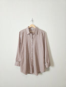 Rhythm Cotton Striped Button Up (M)