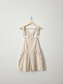 Hyfve Ecru Denim Shortalls (XS)