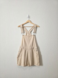 Hyfve Ecru Denim Shortalls (XS)