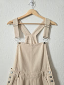 Hyfve Ecru Denim Shortalls (XS)