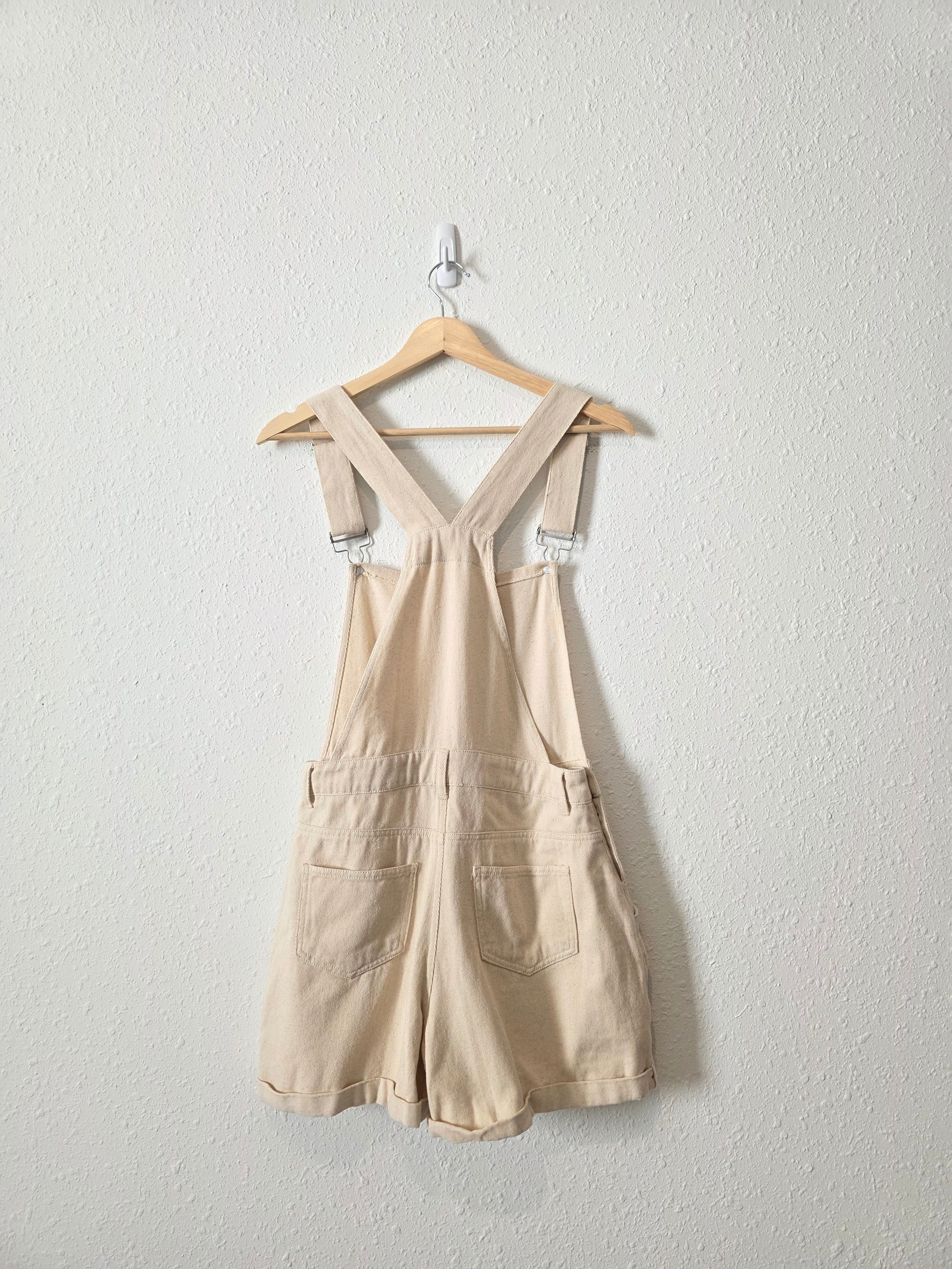 Hyfve Ecru Denim Shortalls (XS)
