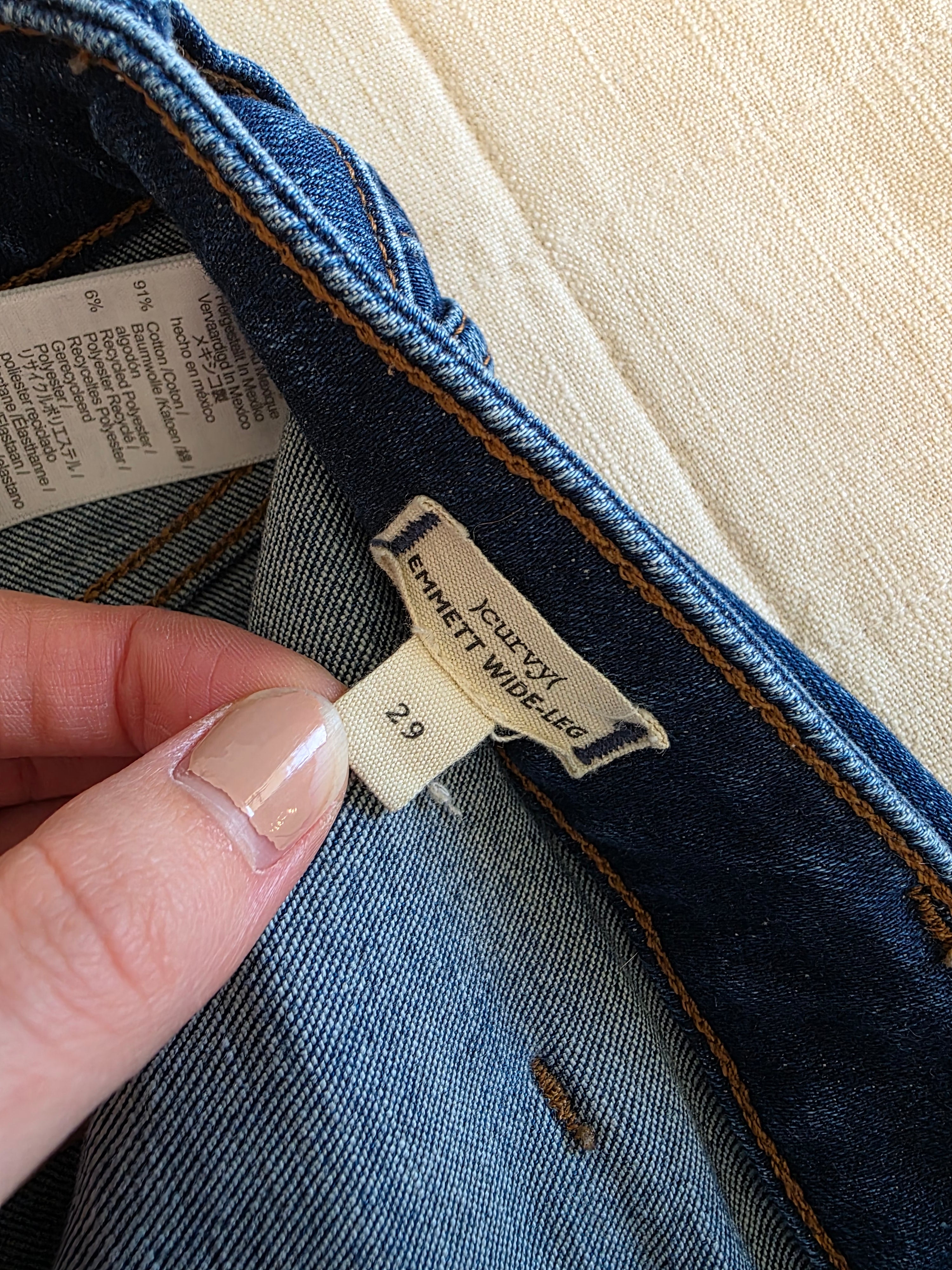 Madewell Emmett Wide Leg Jeans (29)