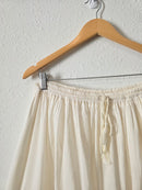 Vintage Cream Mini Skirt (M)