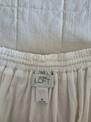 Vintage Cream Mini Skirt (M)