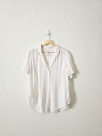 Abercrombie Textured Button Up Shirt (L)