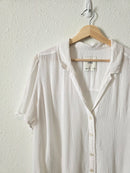 Abercrombie Textured Button Up Shirt (L)