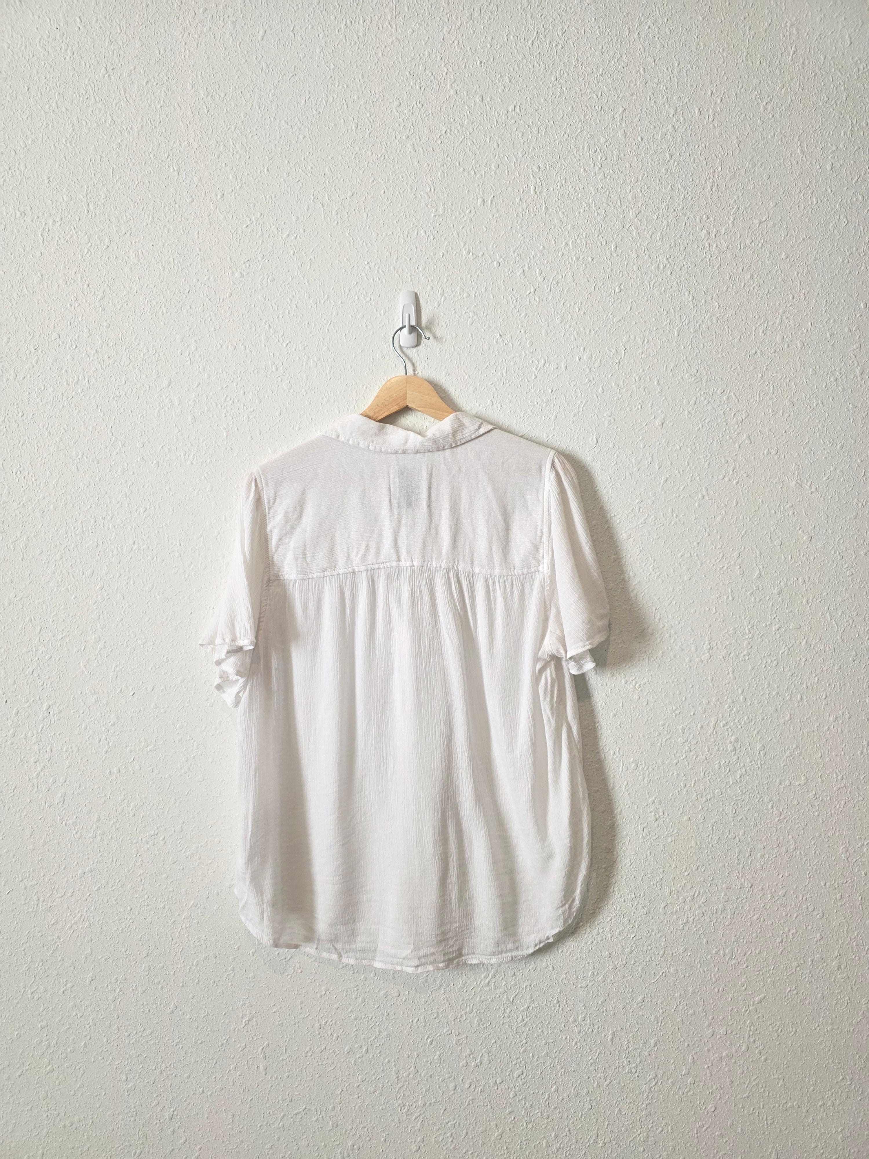 Abercrombie Textured Button Up Shirt (L)