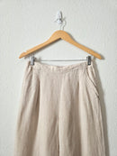 Wide Leg Linen Pants (S)