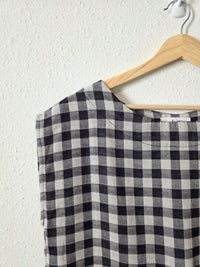 Carly Jean Gingham Boxy Top (XS)