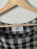 Carly Jean Gingham Boxy Top (XS)