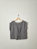 Carly Jean Gingham Boxy Top (XS)