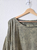 Anthropologie Puff Sleeve Thermal Top (XL)