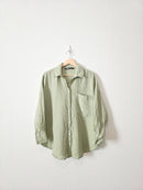 Zara Oversized Linen Button Up (S)