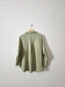 Zara Oversized Linen Button Up (S)