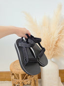 Teva Black Platform Sandals (9)