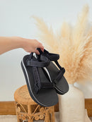 Teva Black Platform Sandals (9)