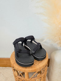 Teva Black Platform Sandals (9)