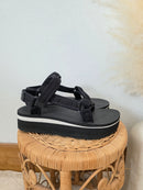 Teva Black Platform Sandals (9)