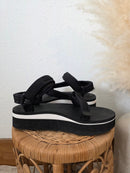 Teva Black Platform Sandals (9)