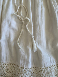 Vintage Cream Mini Skirt (M)