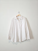 Aerie White Button Up Shirt (S)