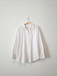 Aerie White Button Up Shirt (S)