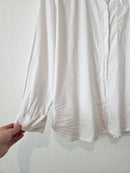 Aerie White Button Up Shirt (S)