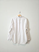 Aerie White Button Up Shirt (S)