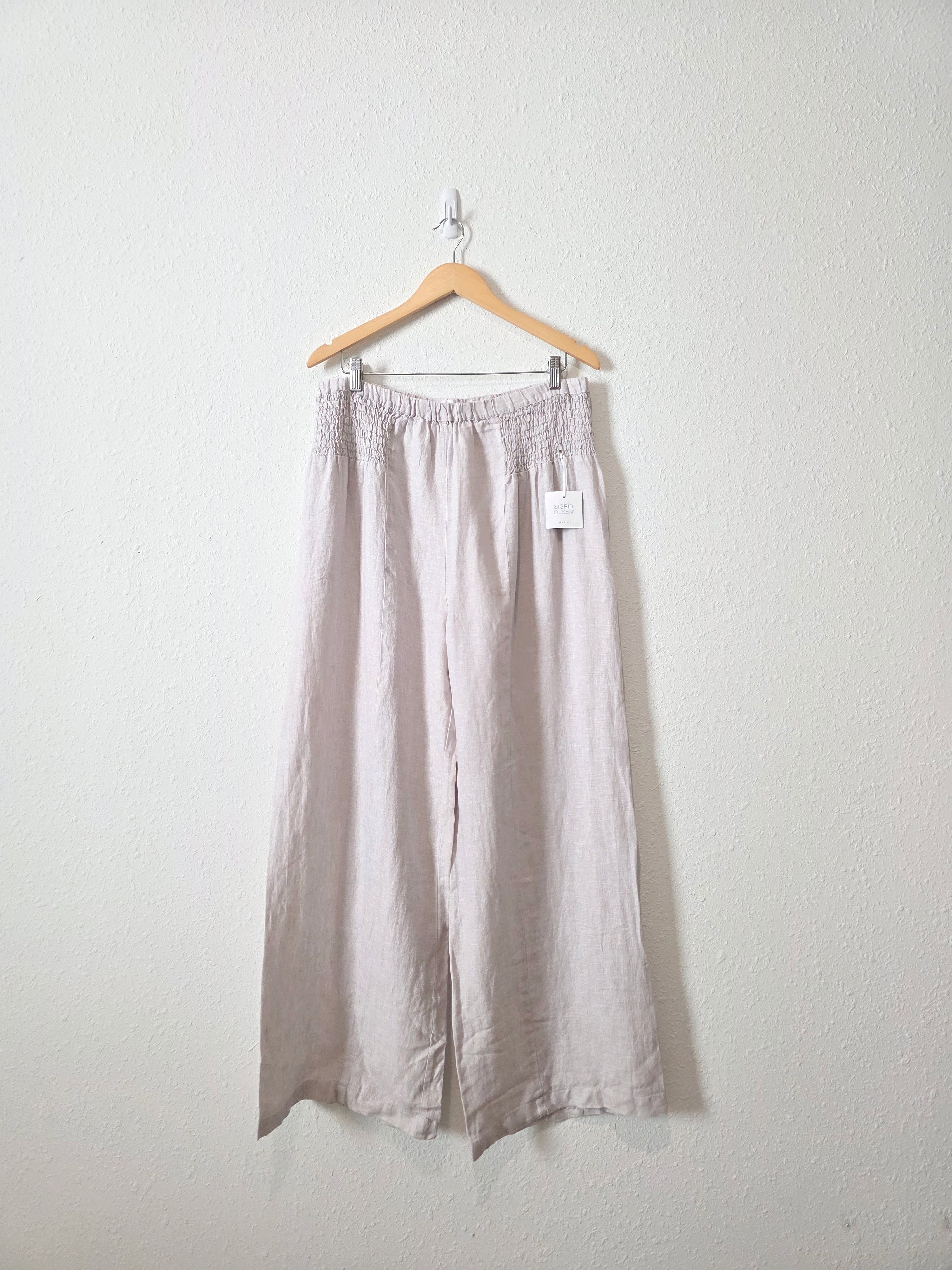 NEW Linen Wide Leg Pants (XL)