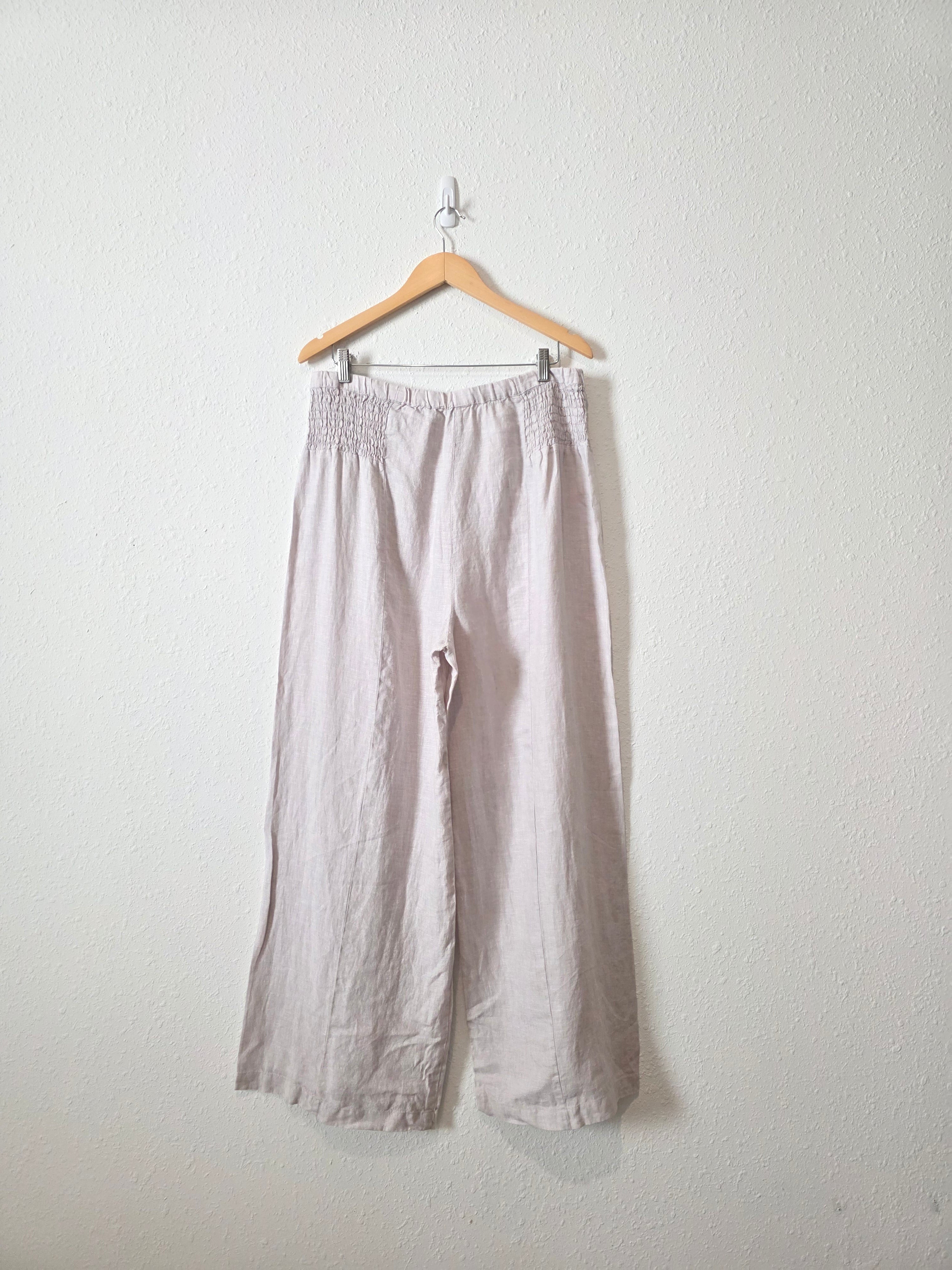 NEW Linen Wide Leg Pants (XL)
