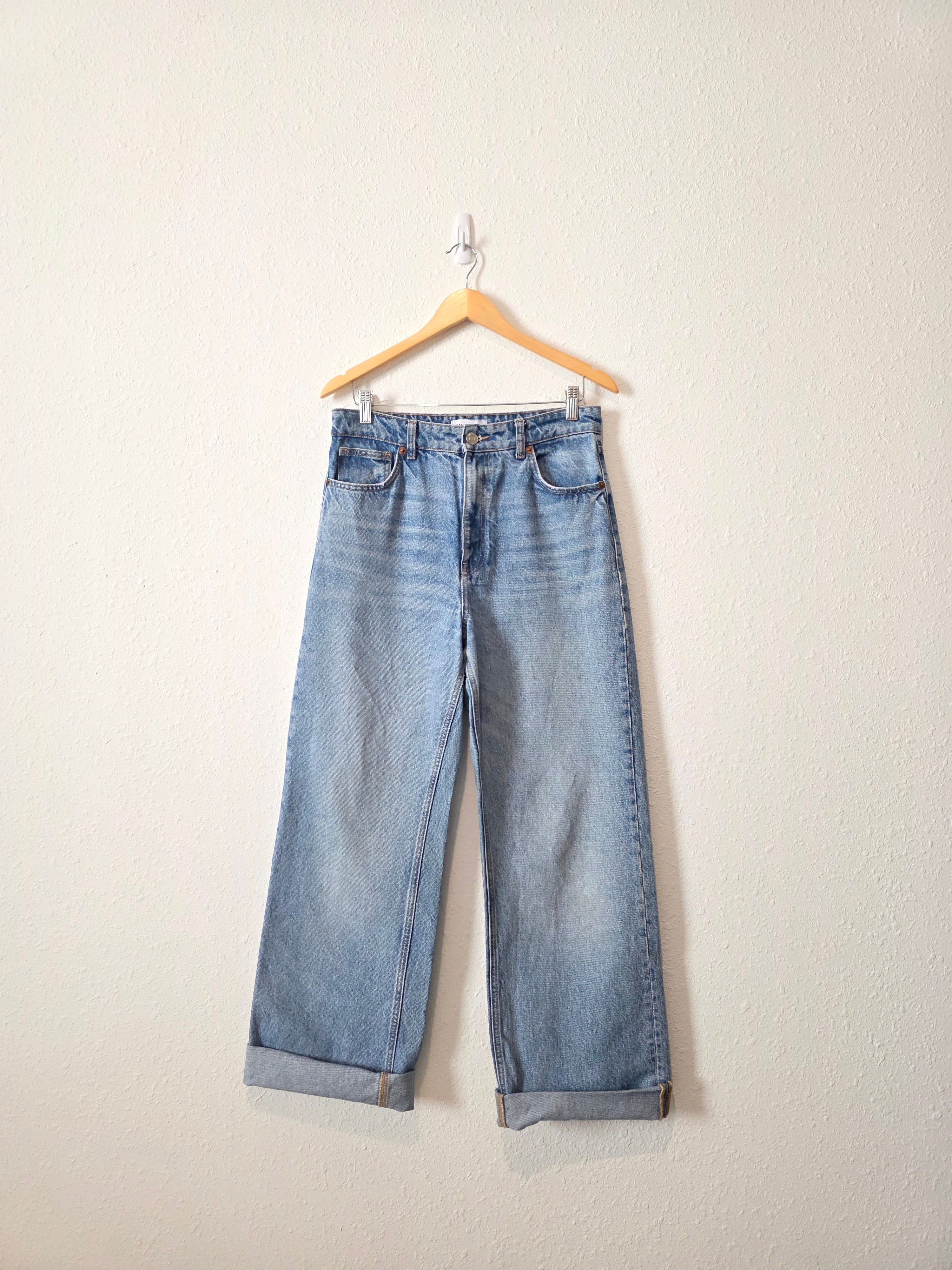 Zara Relaxed Wide Leg Jeans (8)