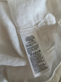 J.Crew White Linen Top (M)
