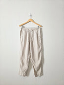 LL Bean Striped Linen Pants (8)