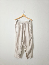 LL Bean Striped Linen Pants (8)